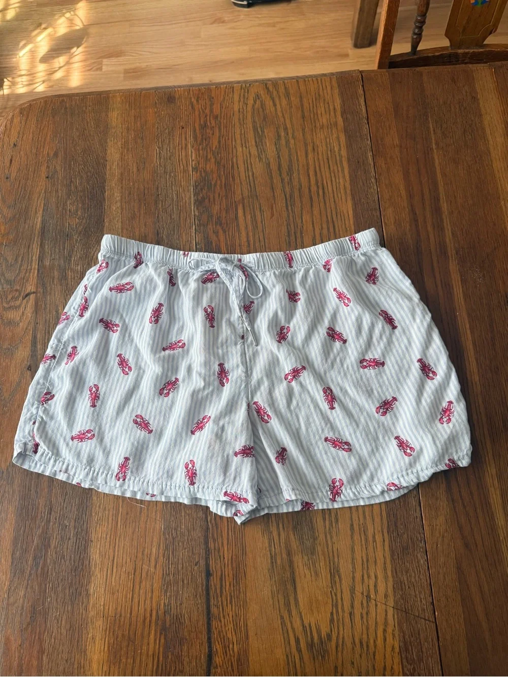 Lobster Print Pajama Set Size Small